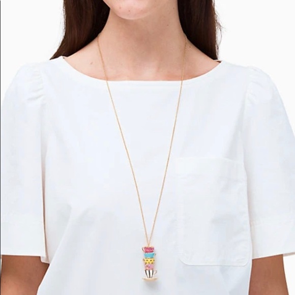 kate spade Jewelry Kate Spade Tea Time Teacup Pendant Necklace